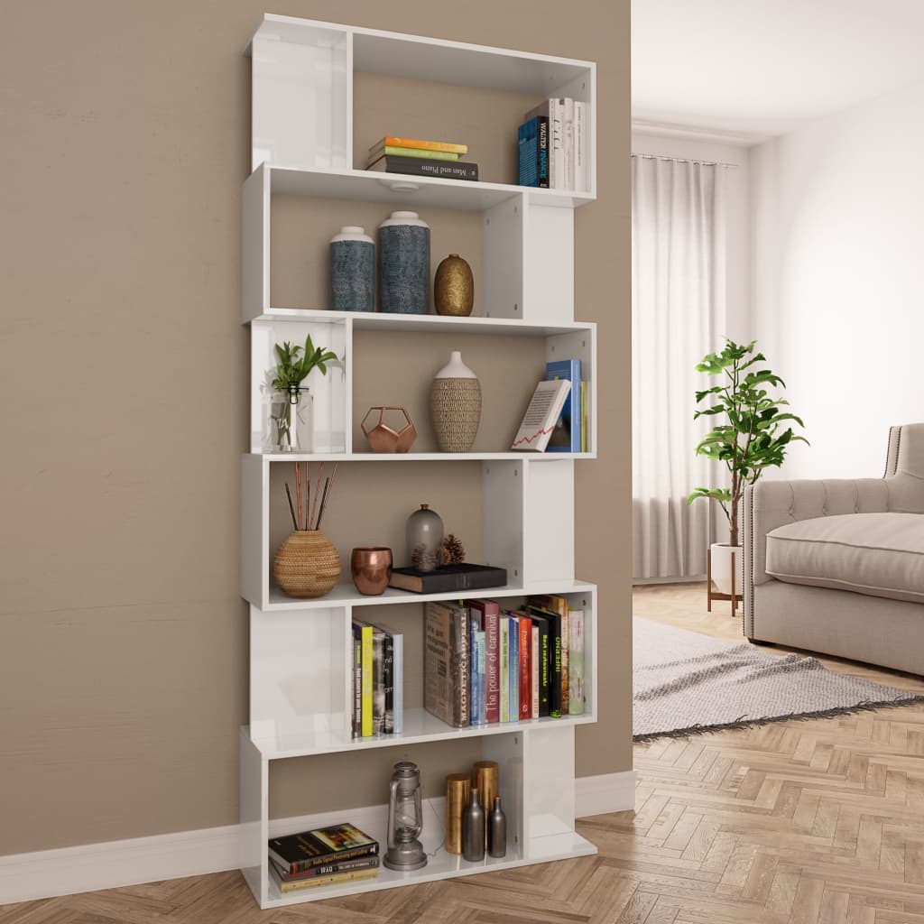 Bücherregal Raumteiler 80x24x192cm Holzwerkstoff Regal mehrere Auswahl vidaXL