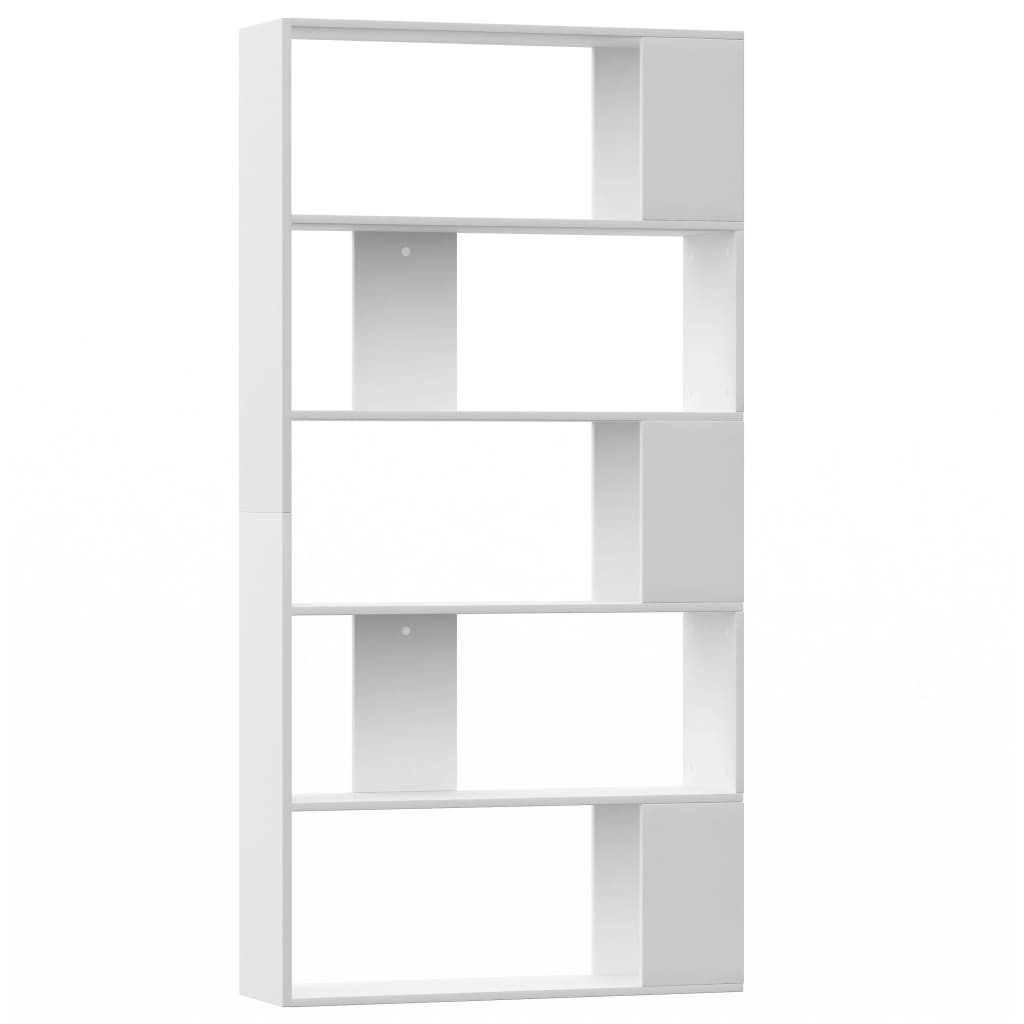 

vidaXL Book Cabinet/Room Divider White 31.5"x9.4"x62.6" Engineered Wood