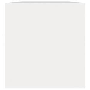 Úložný box na LP desky bílý 71 x 34 x 36 cm kompozitní dřevo - obrázek 4