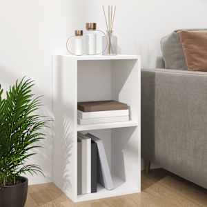Úložný box na LP desky bílý 71 x 34 x 36 cm kompozitní dřevo - obrázek 8