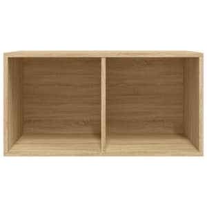Úložný box na LP desky dub sonoma 71x34x36 cm kompozitní dřevo - obrázek 6
