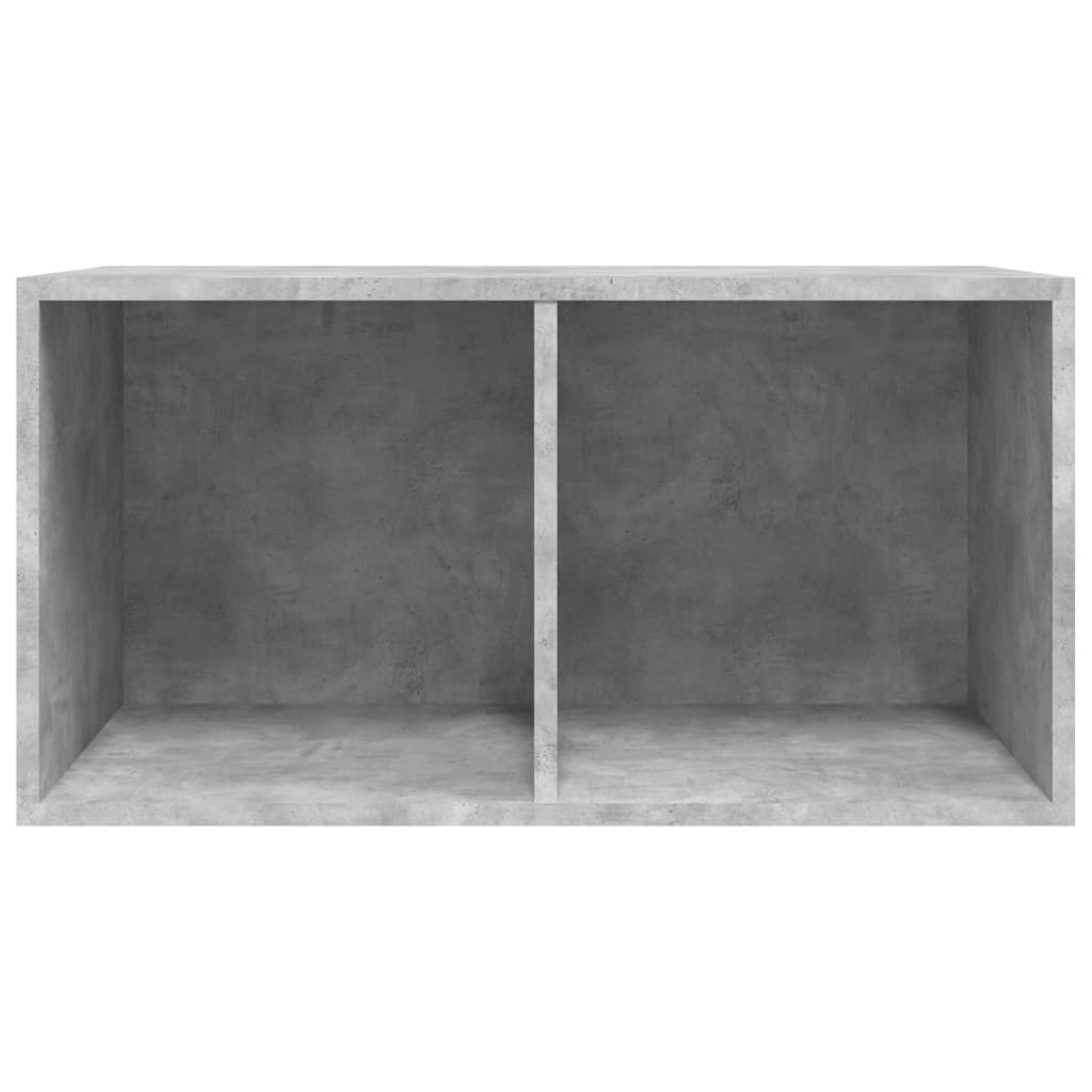 800121 Vinyl Storage Box Concrete Grey 71x34x36 cm Chipboard