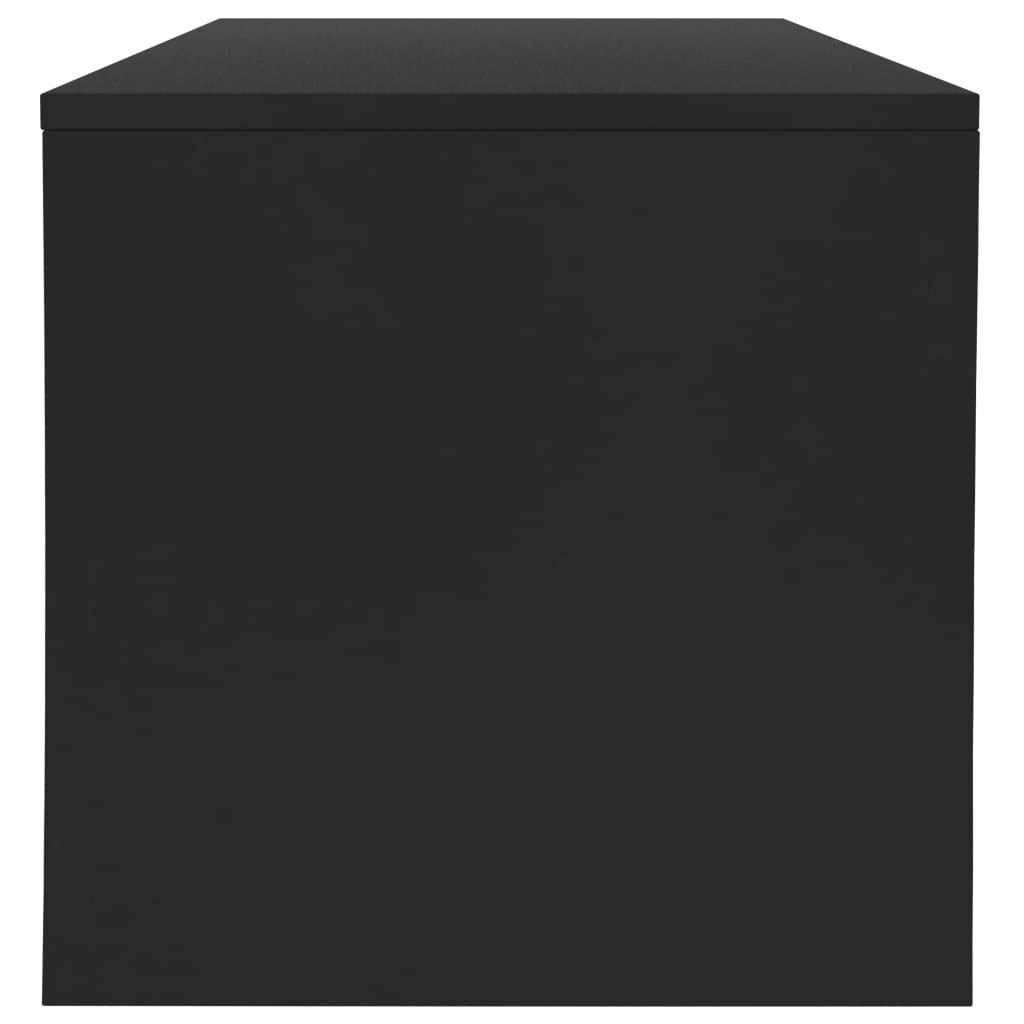 Salontafel 100x40x40 cm spaanplaat zwart