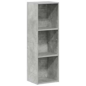 Knihovna/TV skříňka betonově šedá 36x30x114 cm kompozitní dřevo - obrázek 2
