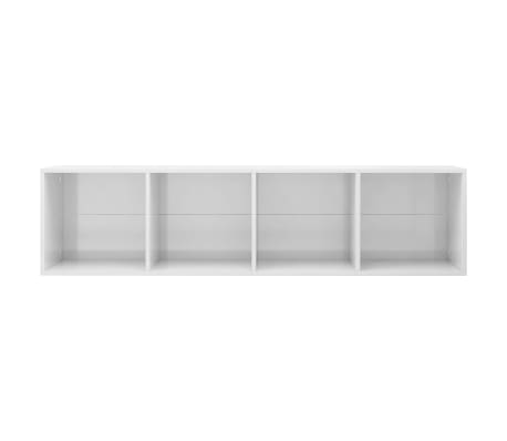 vidaXL Bücherregal TV Schrank Betongrau 143cm Spanplatte Lowboard Standregal