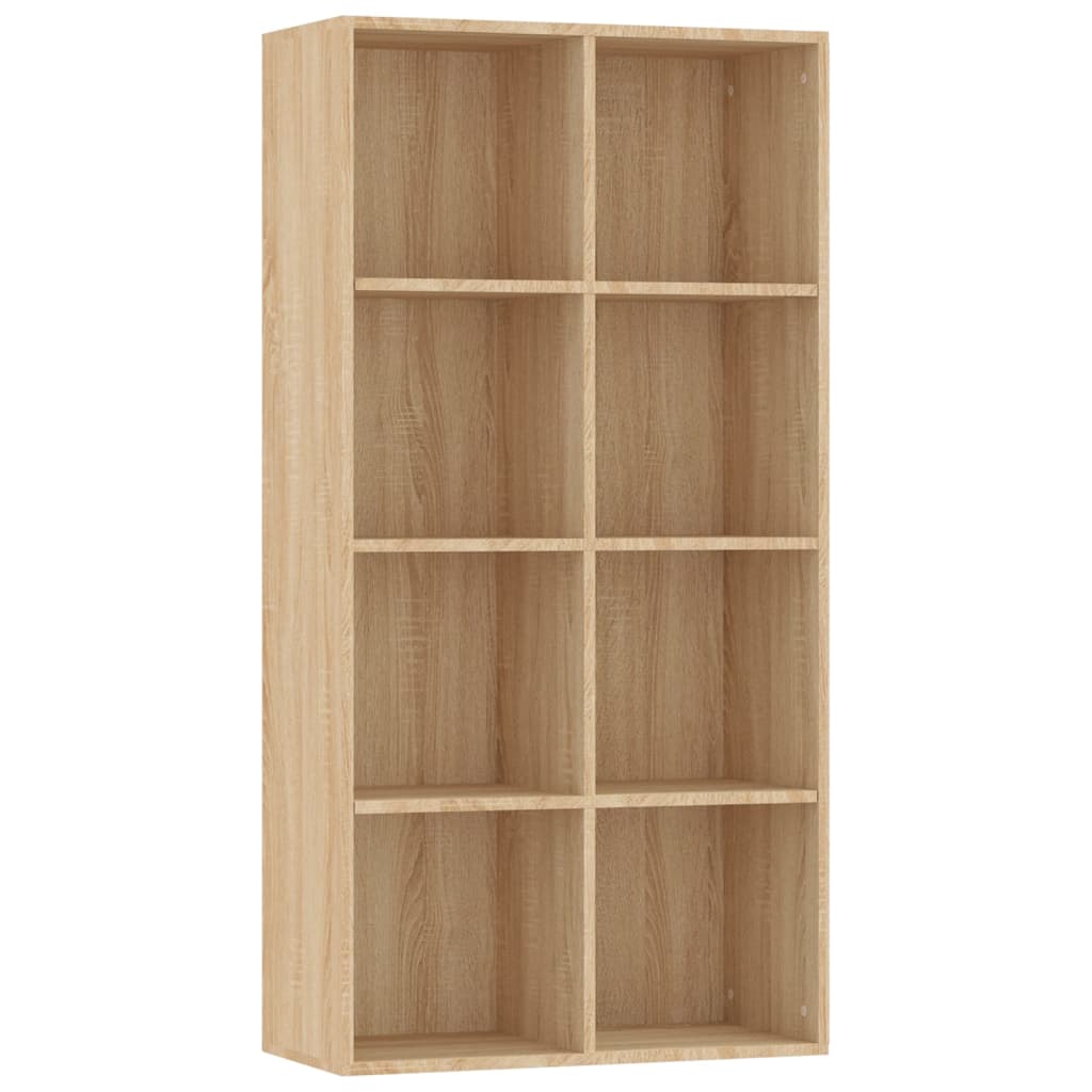 

vidaXL Book Cabinet/Sideboard Sonoma Oak 26"x11.8"x51.2" Engineered Wood