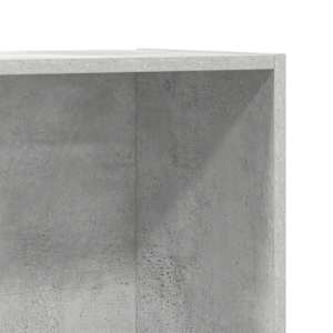 Knihovna/příborník betonově šedá 66x30x130 cm kompozitní dřevo - obrázek 8