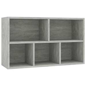 Knihovna/příborník betonově šedá 50x25x80 cm kompozitní dřevo - obrázek 8