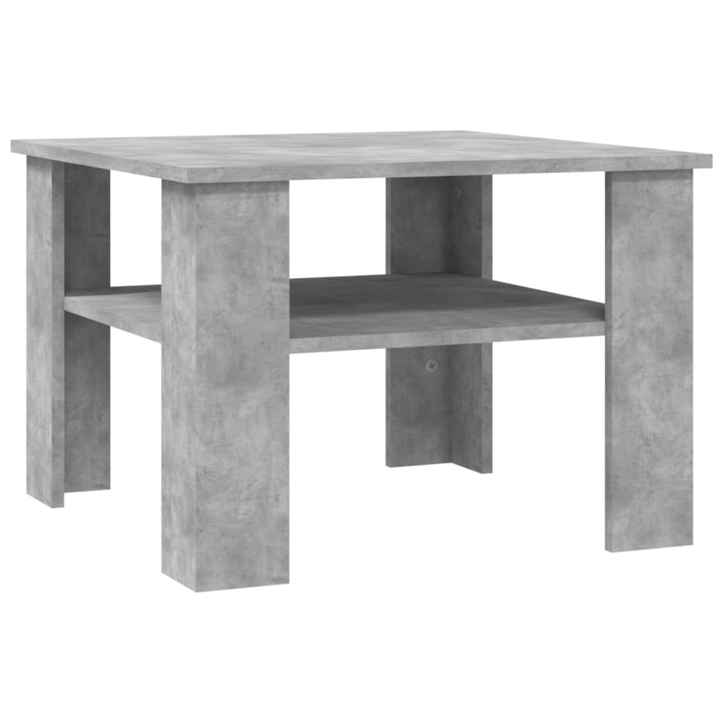  Konferenčný stolík betónovo-sivý 60x60x42 cm drevotrieska