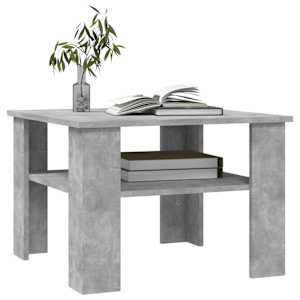 Konferenční stolek betonově šedý 60x60x42 cm kompozitní dřevo - obrázek 3