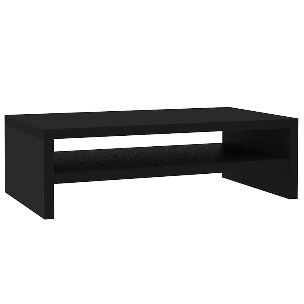 vidaXL Stojan na monitor černý 42 x 24 x 13 cm kompozitní dřevo