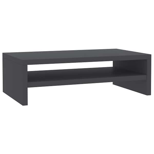 vidaXL monitorialus, hall, 42 x 24 x 13 cm, puitlaastplaat