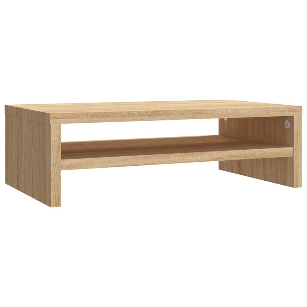 vidaXL Stojan na monitor dub sonoma 42 x 24 x 13 cm kompozitní dřevo