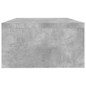 Stojan na monitor betonově šedý 42x24x13 cm kompozitní dřevo - obrázek 5