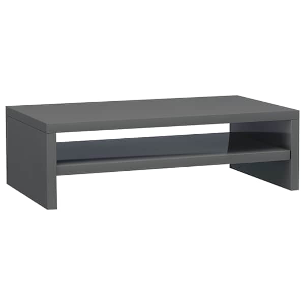 vidaXL monitorialus, hall, 42 x 24 x 13 cm, puitlaastplaat
