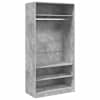 vidaXL garderoob betoonhall 100 x 50 x 200 cm puitlaastplaat