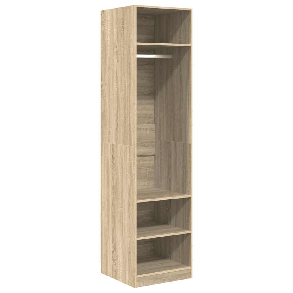 vidaXL Šatní skříň dub sonoma 50 x 50 x 200 cm kompozitní dřevo