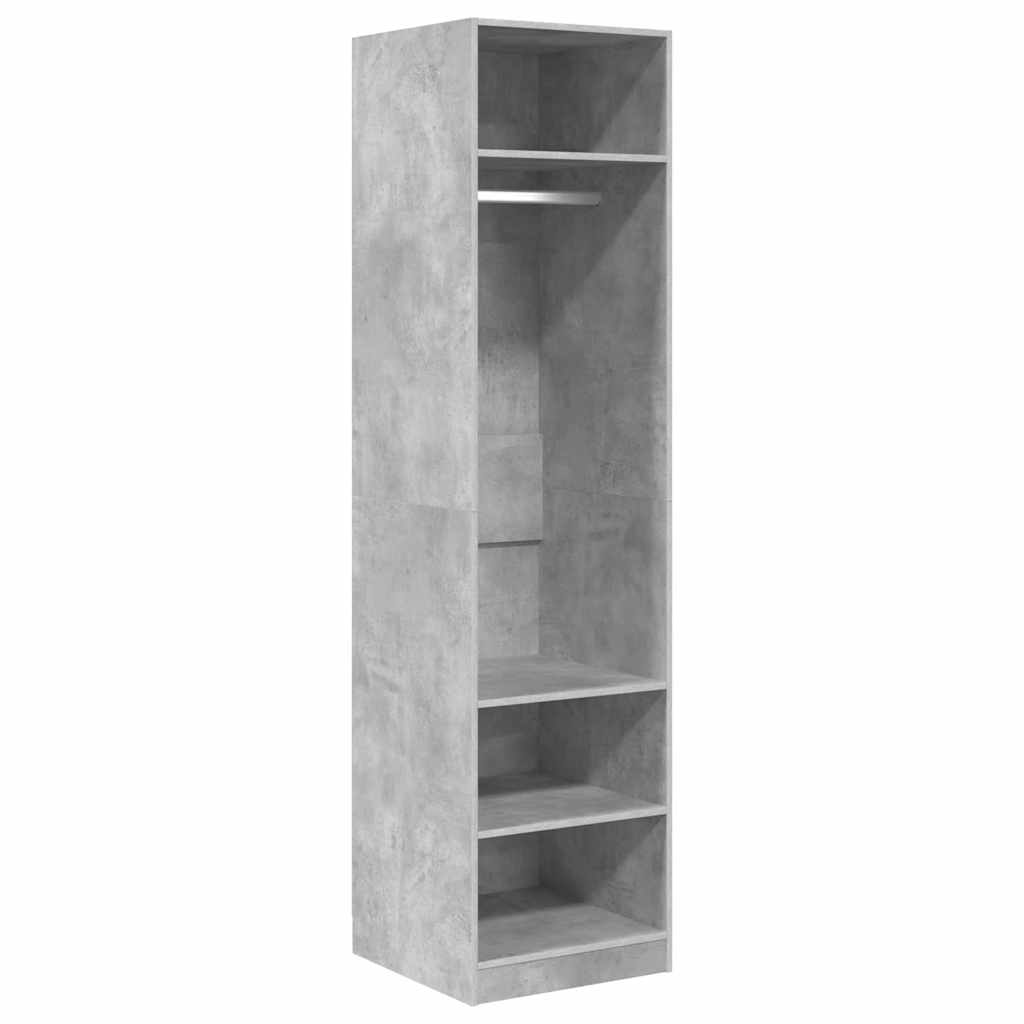 vidaXL Šatní skříň betonově šedá 50 x 50 x 200 cm kompozitní dřevo