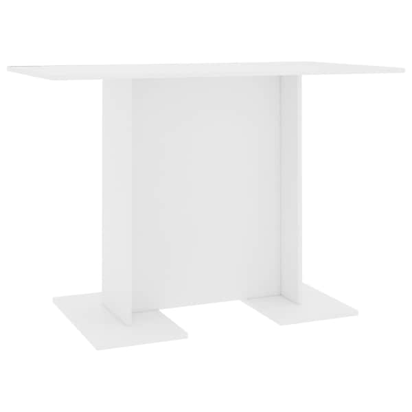 vidaXL s&ouml;&ouml;gilaud, valge 110 x 60 x 75 cm tehispuit