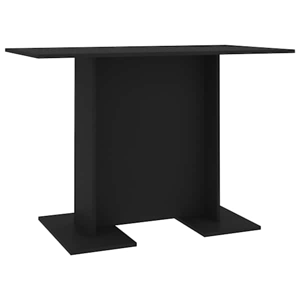 vidaXL s&ouml;&ouml;gilaud, must 110 x 60 x 75 cm tehispuit