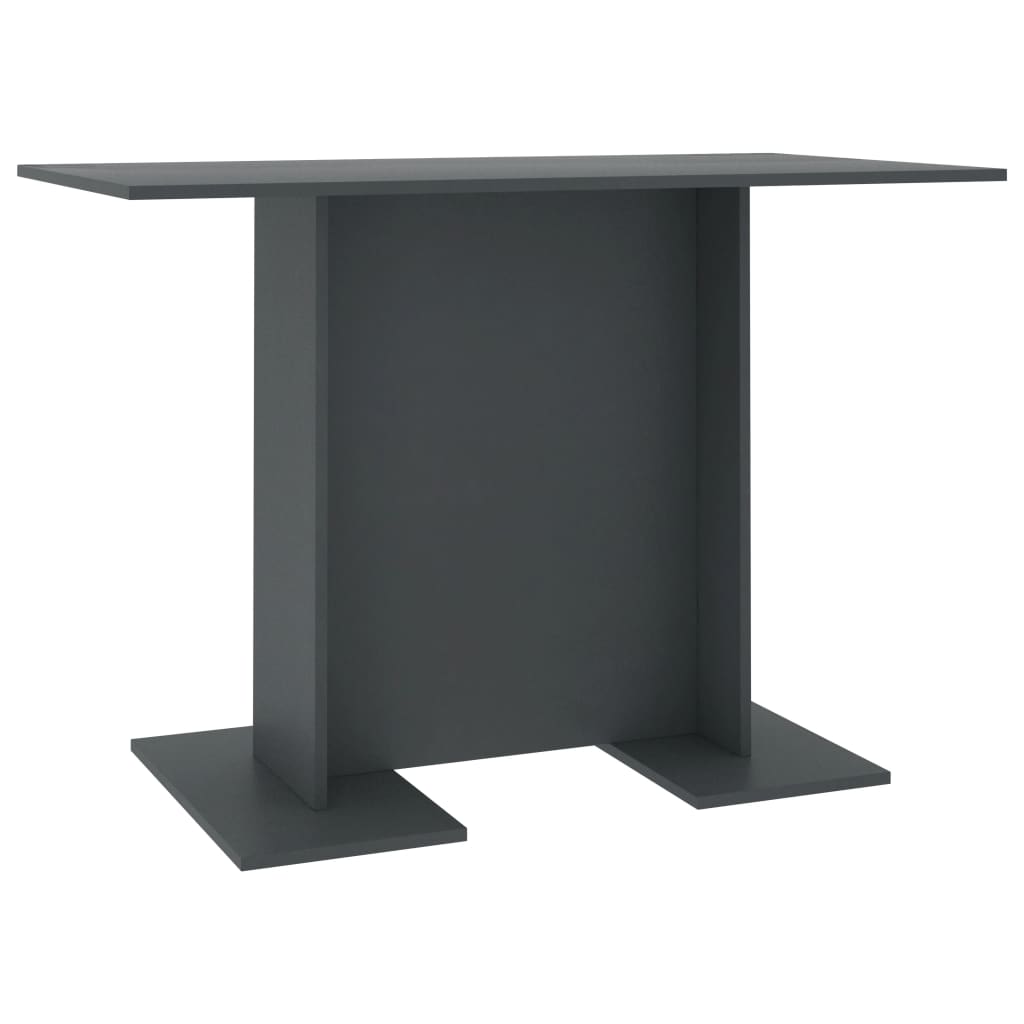 

vidaXL Dining Table Gray 43.3"x23.6"x29.5" Engineered Wood