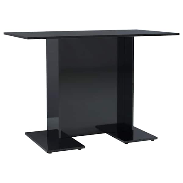 vidaXL s&ouml;&ouml;gilaud, k&otilde;rgl&auml;ikega, must 110 x 60 x 75 cm puitlaastplaat