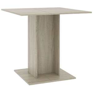 vidaXL s&ouml;&ouml;gilaud, Sonoma tamm 80 x 80 x 75 cm puitlaastplaat