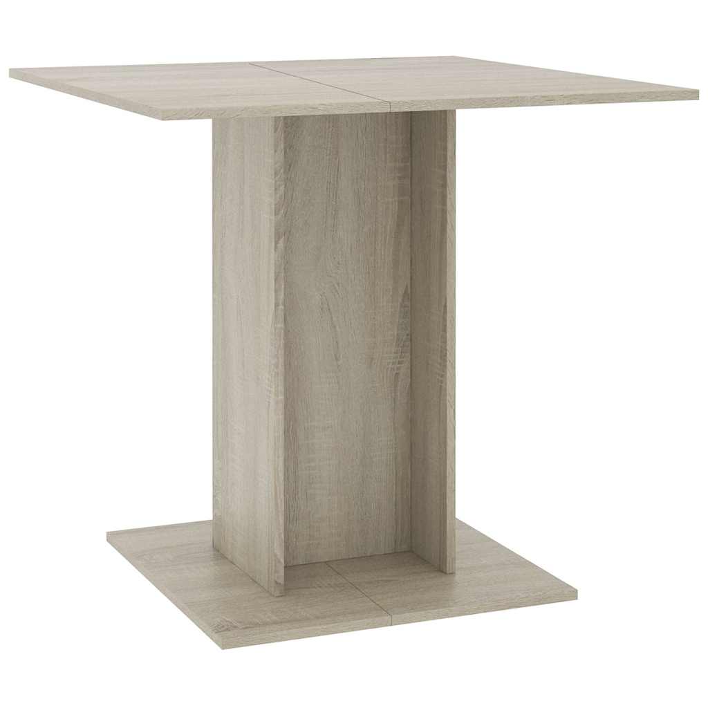

vidaXL Dining Table Sonoma Oak 31.5"x31.5"x29.5" Chipboard