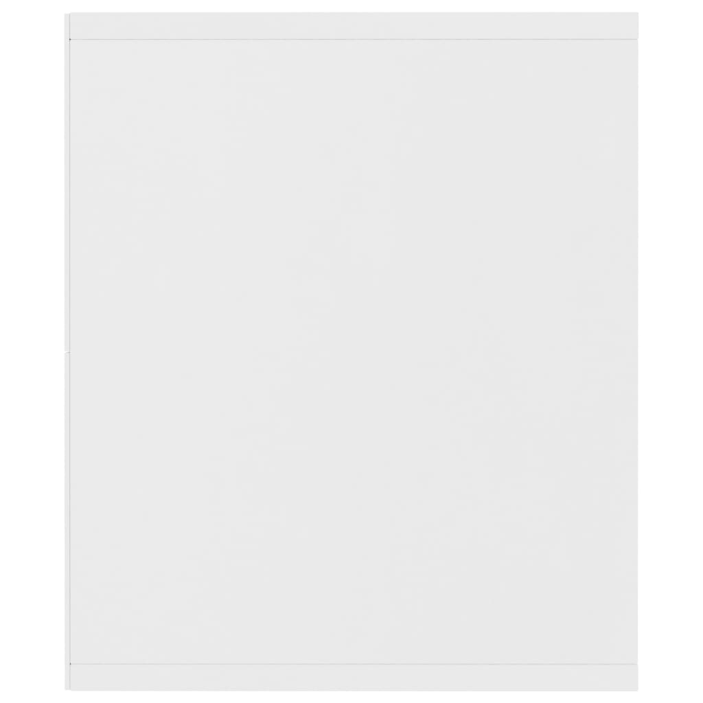 Fehér könyv-/TV-szekrény 143 x 30 x 36 cm 