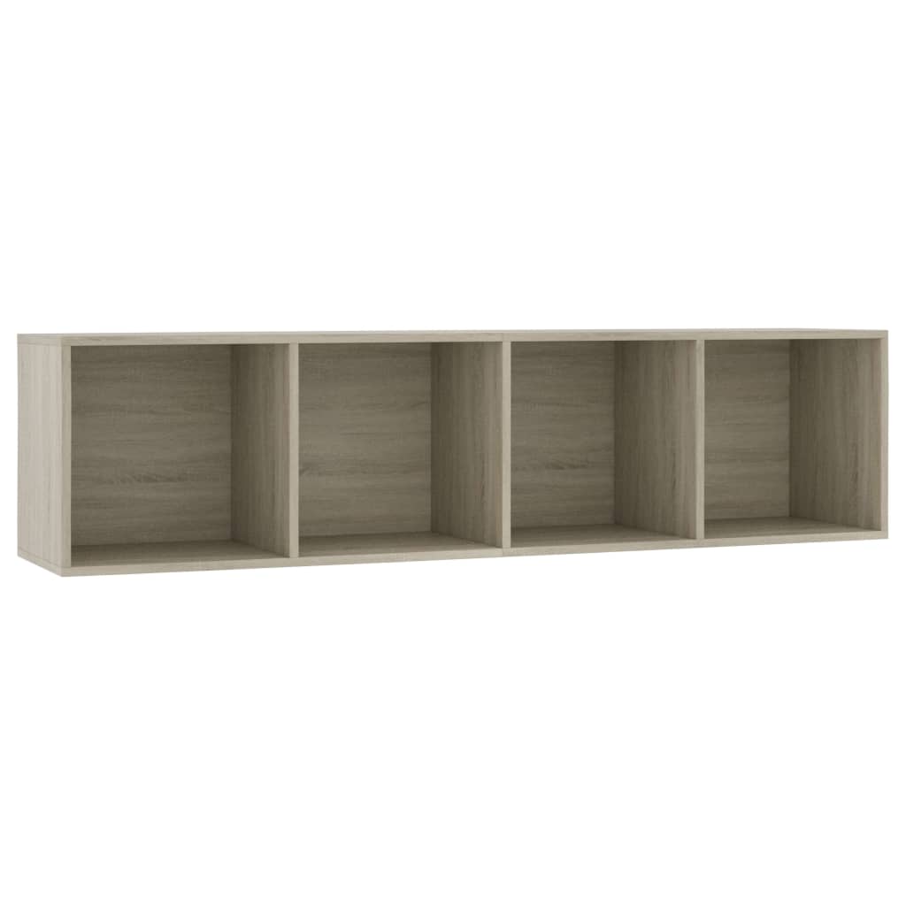 

vidaXL Book Cabinet/TV Cabinet Sonoma Oak 56.3"x11.8"x14.2"