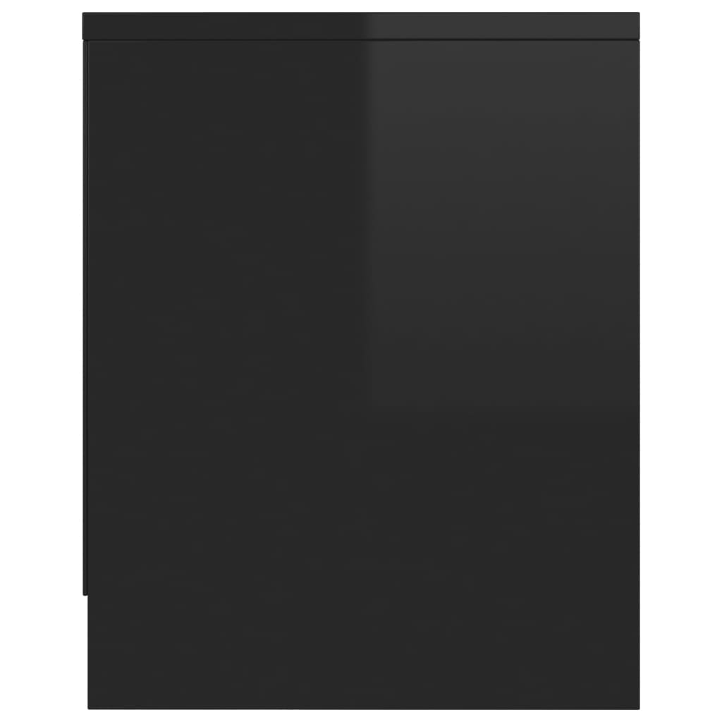 Meuble TV Noir brillant 120 x 30 x 37,5 cm Aggloméré | meublestv.fr 9