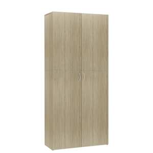 vidaXL kingakapp, Sonoma tamm, 80 x 35,5 x 180 cm, tehispuit