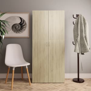 Botník dub sonoma 80 x 35,5 x 180 cm kompozitní dřevo - obrázek 1