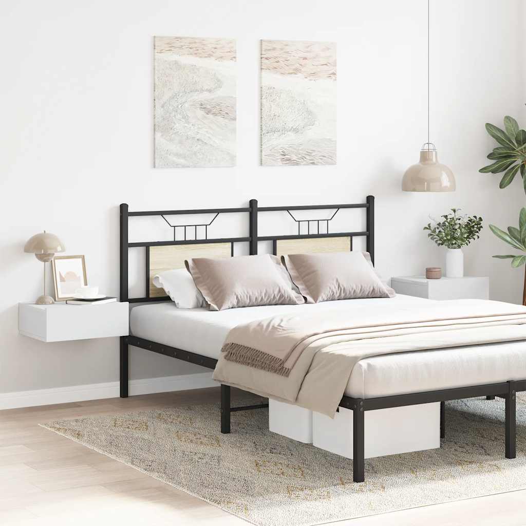 

vidaXL Nachtkastjes zwevend 2 st 40x30x15 cm spaanplaat wit