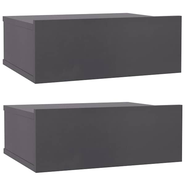 vidaXL seina &ouml;&ouml;kapid 2 tk hall 40 x 30 x 15 cm tehispuit