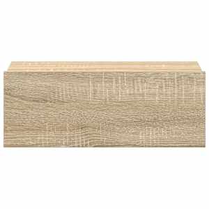 Nástěnný noční stolek dub sonoma 40x30x15 cm kompozitní dřevo - obrázek 6
