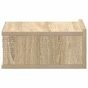 Nástěnný noční stolek dub sonoma 40x30x15 cm kompozitní dřevo - obrázek 7