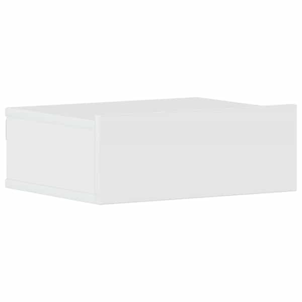 vidaXL seina &ouml;&ouml;kapp k&otilde;rgl&auml;ikega valge 40 x 30 x 15 cm tehispuit