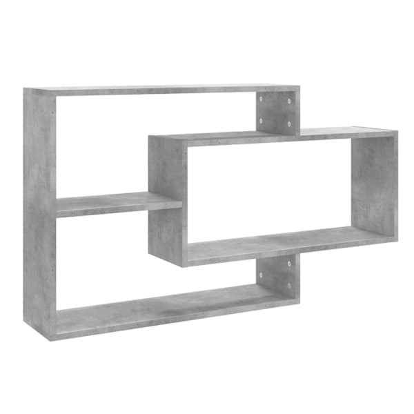 vidaXL seinariiulid betoonhall 104x20x58,5 cm tehispuit