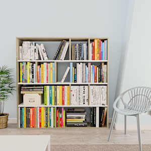 vidaXL Kamb. pert./spint. knyg., balt.+son. ąž. sp., 110x24x110cm, MDP