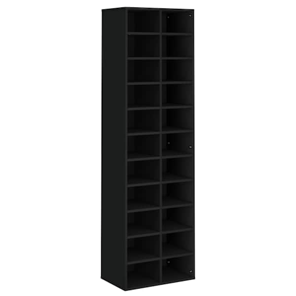 vidaXL kingakapp, must, 54 x 34 x 183 cm, tehispuit