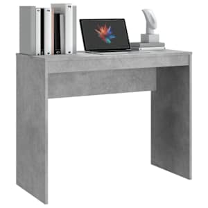 Psací stůl betonově šedý 90 x 40 x 72 cm kompozitní dřevo - obrázek 4