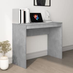 Psací stůl betonově šedý 90 x 40 x 72 cm kompozitní dřevo - obrázek 1