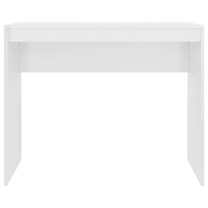 Psací stůl bílý s vysokým leskem 90x40x72 cm kompozitní dřevo - obrázek 4