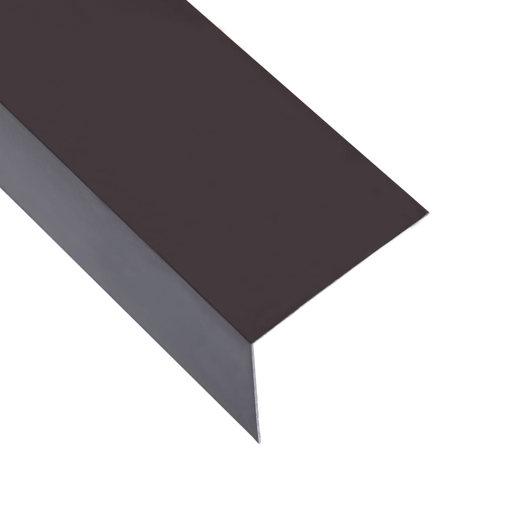 vidaXL Hoekplaten 5 st L-vormig 90° 170 cm 30x30 mm aluminium bruin vidaXL Hoekplaten 5 st L-vormig 90° 170 cm 30x30 mm aluminium bruin