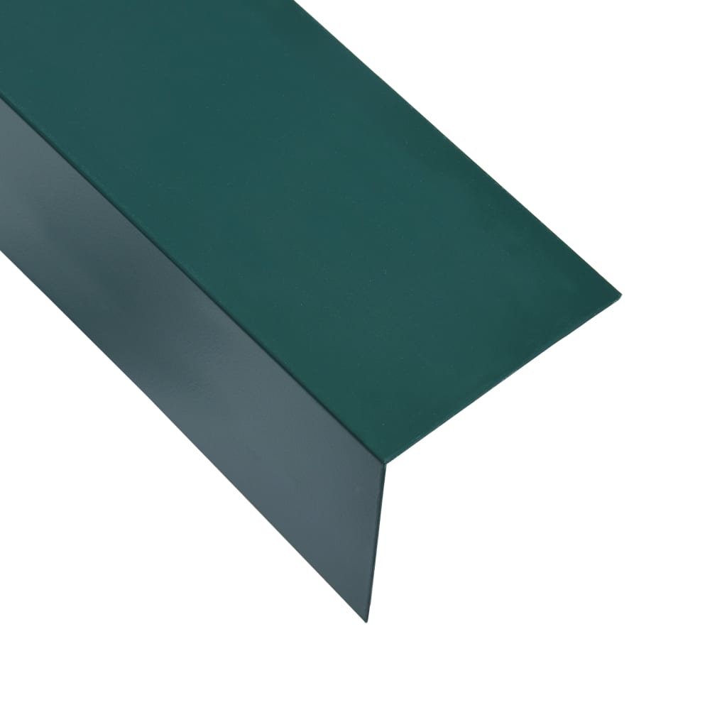 vidaXL Hoekplaten 5 st L-vormig 90° 170 cm 60x40 mm aluminium groen vidaXL Hoekplaten 5 st L-vormig 90° 170 cm 60x40 mm aluminium groen
