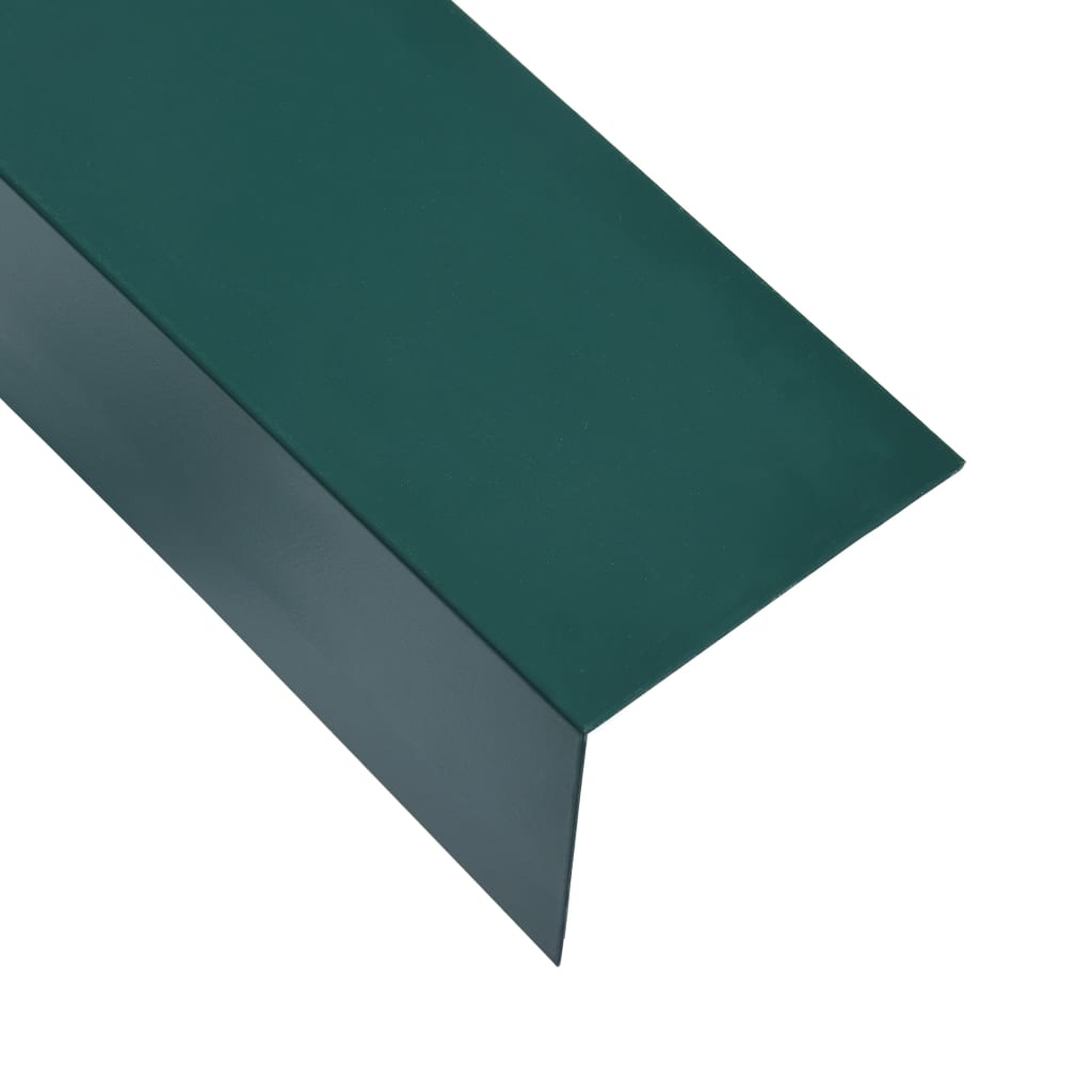 vidaXL Hoekplaten 5 st L-vormig 90° 170 cm 100x50 mm aluminium groen vidaXL Hoekplaten 5 st L-vormig 90° 170 cm 100x50 mm aluminium groen