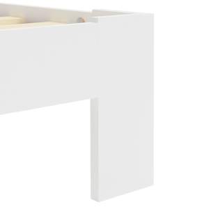 Rám postele bílý masivní borové dřevo 90 x 200 cm - obrázek 5