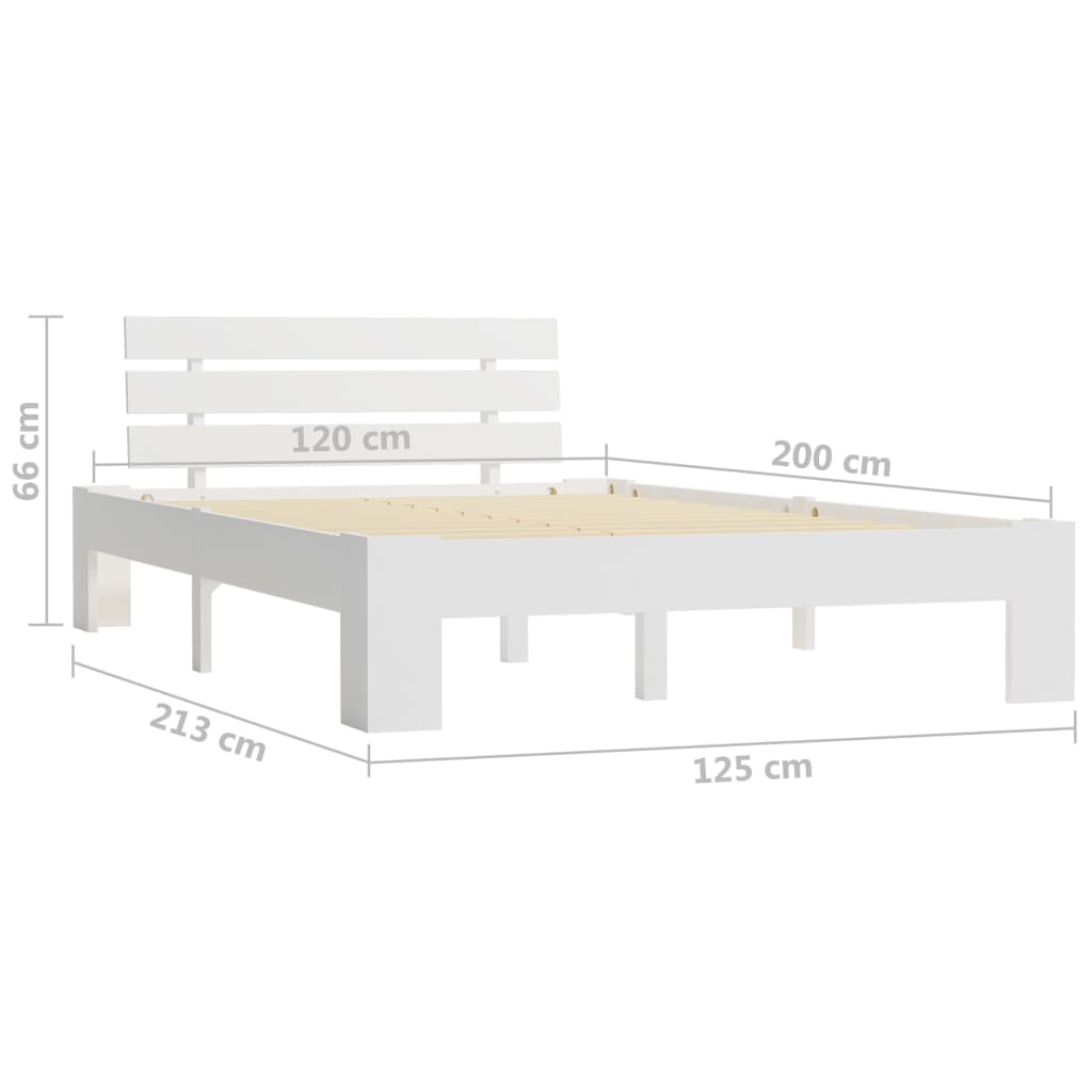Giroletto Bianco In Legno Massello Di Pino 120x200 Cm VidaXL 18 width=274
