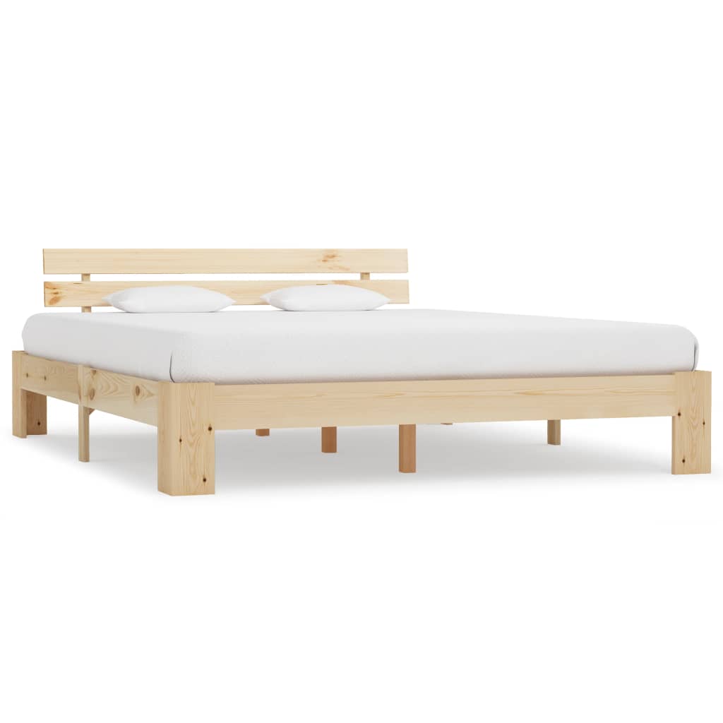 vidaXL Cadru de pat, 180 x 200 cm, lemn masiv de pin vidaXL